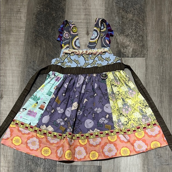 Matilda Jane Other - Matilda Jane Character Counts Heart Soul Pride Broadway Knot Dress size 4